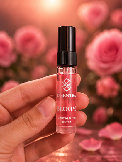 Essentra Bloom Extrait de Parfum – 5ml Travel Tester | Floral Fragrance