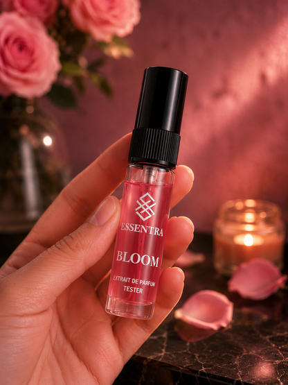 Essentra Bloom Extrait de Parfum – 5ml Travel Tester | Floral Fragrance