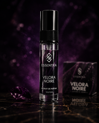 Essentra Velora Noire Extrait de Parfum – 5ml Travel Tester | Deep Luxury Dark Fragrance