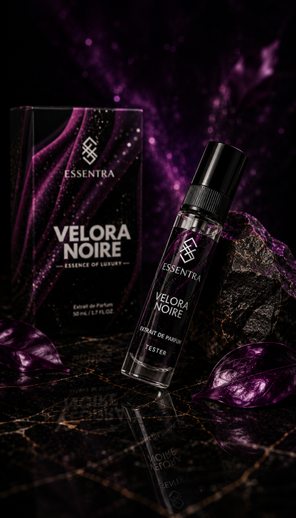 Essentra Velora Noire Extrait de Parfum – 5ml Travel Tester | Deep Luxury Dark Fragrance