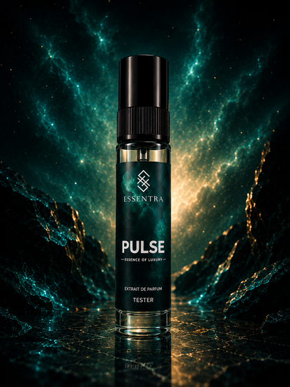 Essentra Pulse Extrait de Parfum – 5ml Travel Tester | Fresh Energetic Signature Fragrance