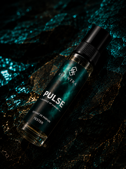 Essentra Pulse Extrait de Parfum – 5ml Travel Tester | Fresh Energetic Signature Fragrance