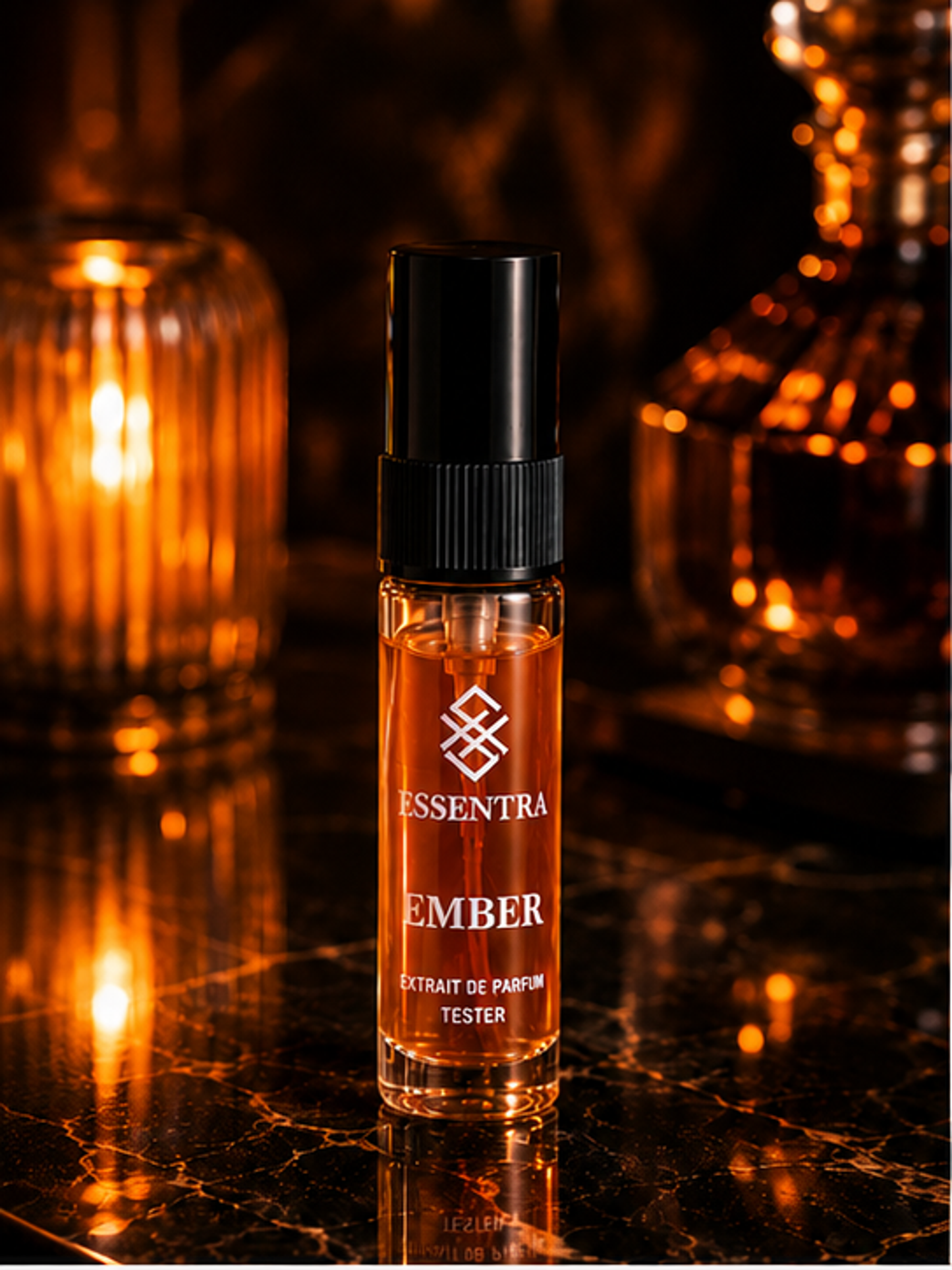 Essentra Ember Extrait de Parfum – 5ml Travel Tester | Warm Ember Fragrance