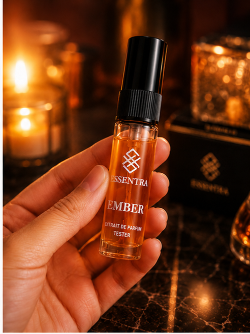Essentra Ember Extrait de Parfum – 5ml Travel Tester | Warm Ember Fragrance