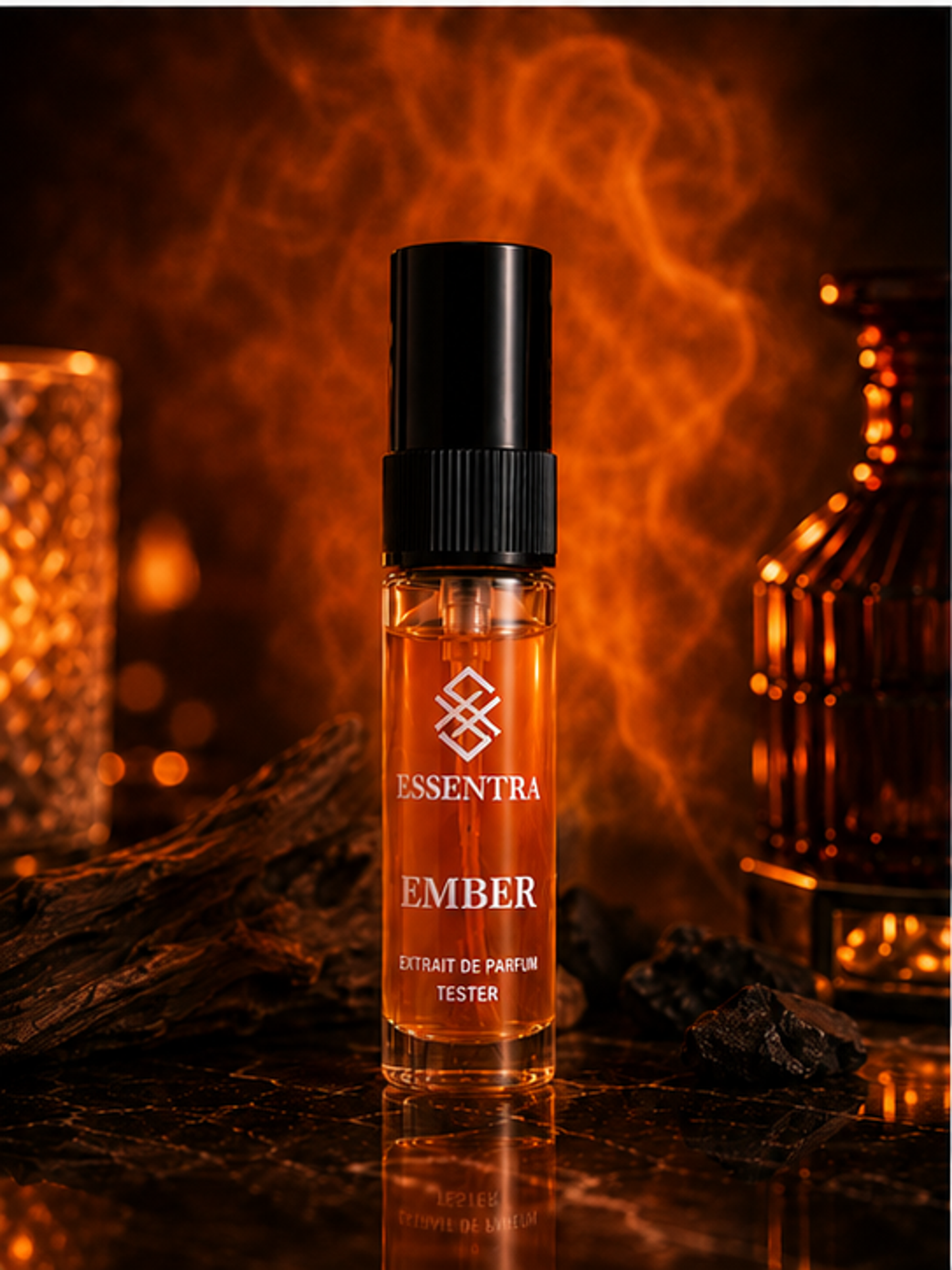 Essentra Ember Extrait de Parfum – 5ml Travel Tester | Warm Ember Fragrance