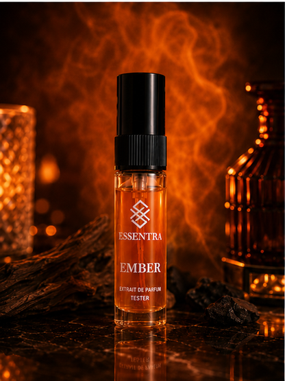 Essentra Ember Extrait de Parfum – 5ml Travel Tester | Warm Ember Fragrance