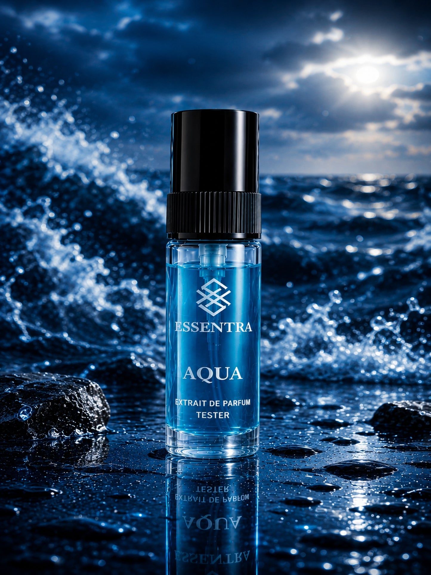 Essentra Aqua Extrait de Parfum – 5ml Travel Tester | Fresh Aquatic Fragrance